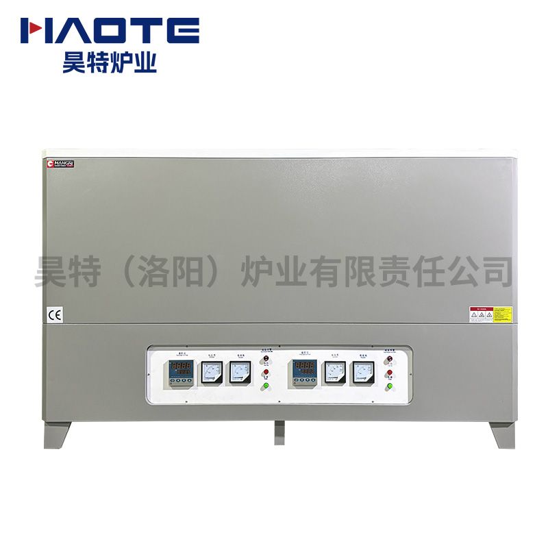 管（guǎn）式爐1700℃直（zhí）徑60X1500雙溫區(qū)（qū）
